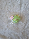 San-X, Sumikko Gurashi Flower Garden, Safety Pin Badge Neko/Zassou