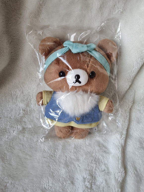 San-X Rilakkuma, Komorebi Camp, Chairoikoguma Small Plush, 18cm