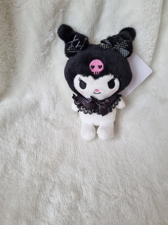 Sanrio Kuromi, Girly Black Keychain Plush