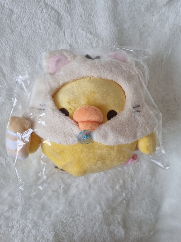 San-X Neko Neko no Yu Kiiroitori Small Plush, 15cm