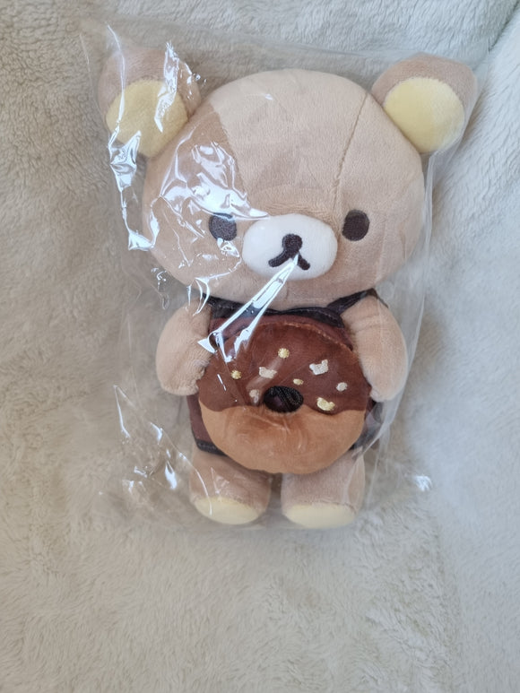 San-X Basic Rilakkuma Home Cafe, Sitting Small Plush, 17cm