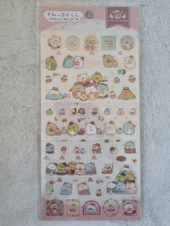 San-X Sumikko Gurashi Hotel New Sumikko, Sticker Set