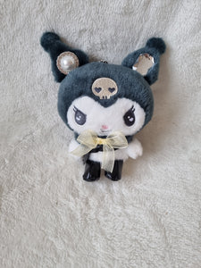 Sanrio Kuromi, French Girl Keychain Plush