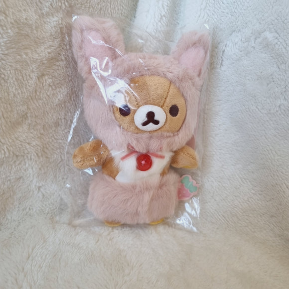 San-X Rilakkuma, 20th Anniversary Full of Strawberry Day, Rilakkuma Keychain