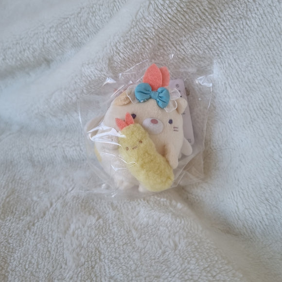 San-X Sumikko Gurashi Tenshi na Ebiten Idol Neko Keychain Plush