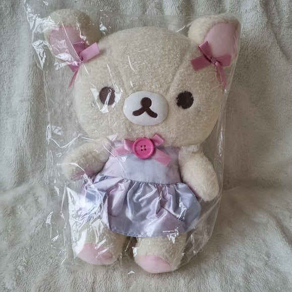 San-X Rilakkuma Curly Cotton Candy in the Sky Korilakkuma Medium Plush