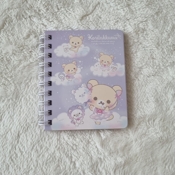 San-X Rilakkuma Curly Cotton Candy in the Sky Mini Notepad