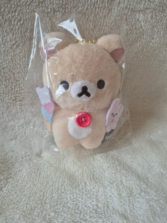 San-X, New Basic Rilakkuma, Korilakkuma Keychain Plush