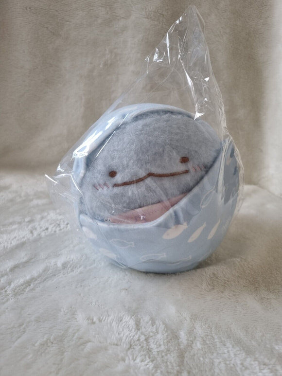 Sumikko Gurashi Baby, Tokage Wrapped in Blanket, Small Plush