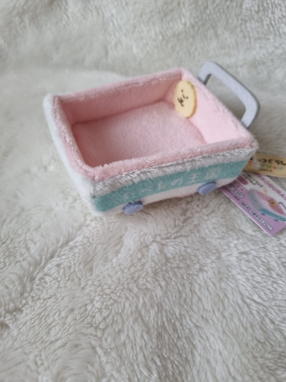 San-X Sumikko Gurashi Tabemono Oukoku Shipping Cart, Tenori Plush